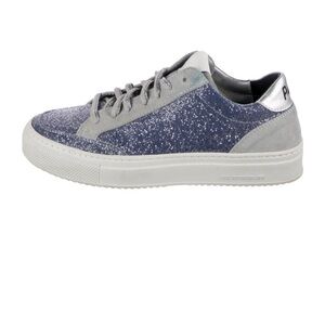 P448 Women's Speckled Blue and Silver Sneakers
